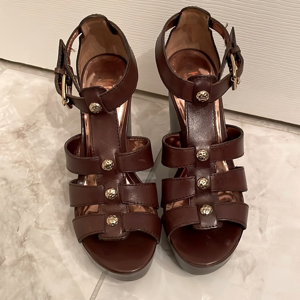 Michael Kors Brown Wedges